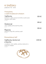 Snídaně a snacky v kafeHrabůvka