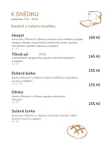 Snídaně a snacky v kafeHrabůvka