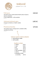 Snídaně a snacky v kafeHrabůvka