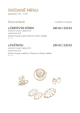 Snídaně a snacky v kafeHrabůvka