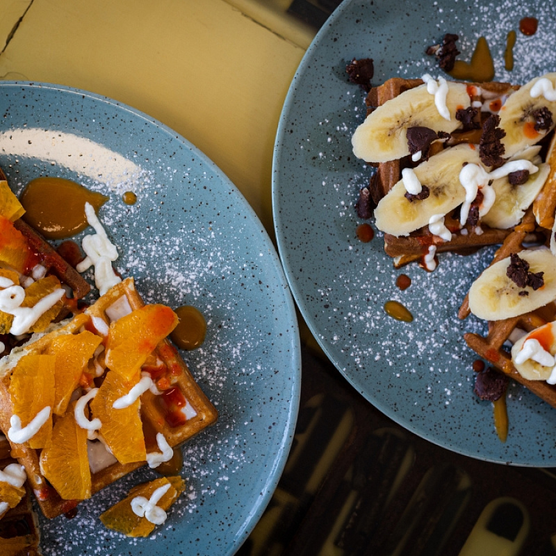 Snídaně a snacky v kafeBistro